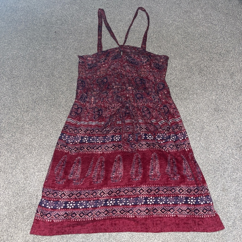 American Eagle Outfitters Red Sleeveless Sundress